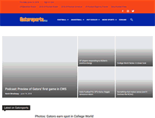 Tablet Screenshot of gatorsports.com